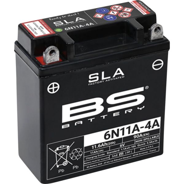 Maintenance Free Battery BS BATTERY Battery Bs 6N11A-4A 300914
