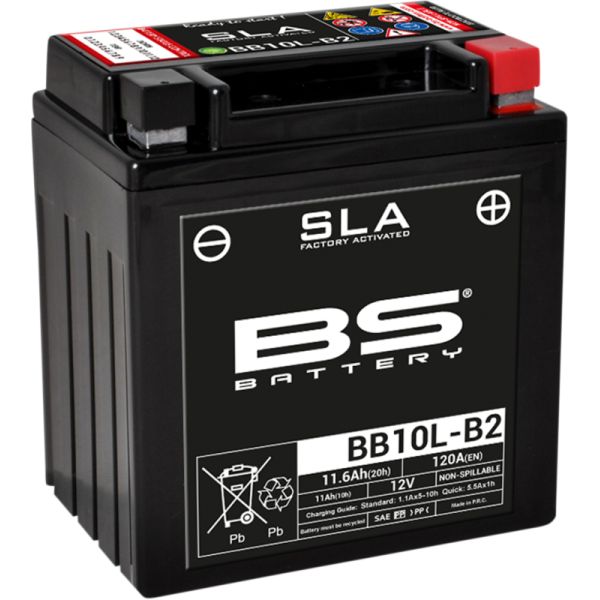 BS BATTERY Baterie Moto Bb10l-b2 SLA 12v 130A 300677