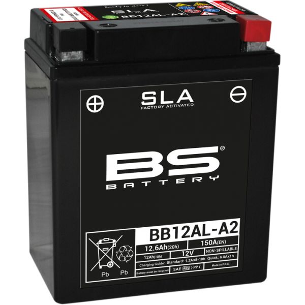 Acumulatori Fara Intretinere BS BATTERY Baterie Moto Bb12al-a2 SLA 12v 150A 300837
