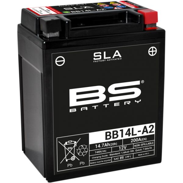 Maintenance Free Battery BS BATTERY Battery Bb14l-a2 SLA 12v 200A 300759
