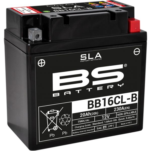 Maintenance Free Battery BS BATTERY Battery Bb16cl-b SLA 12v 230A 300771