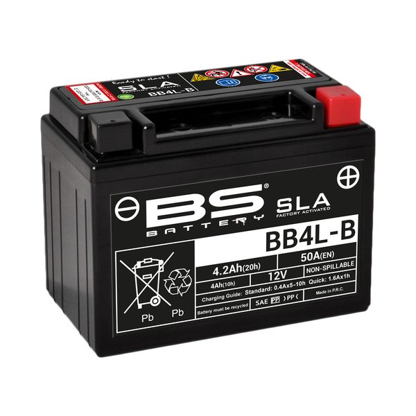  BS BATTERY Baterie Moto Bb4l-b SLA 12v 50A 300665