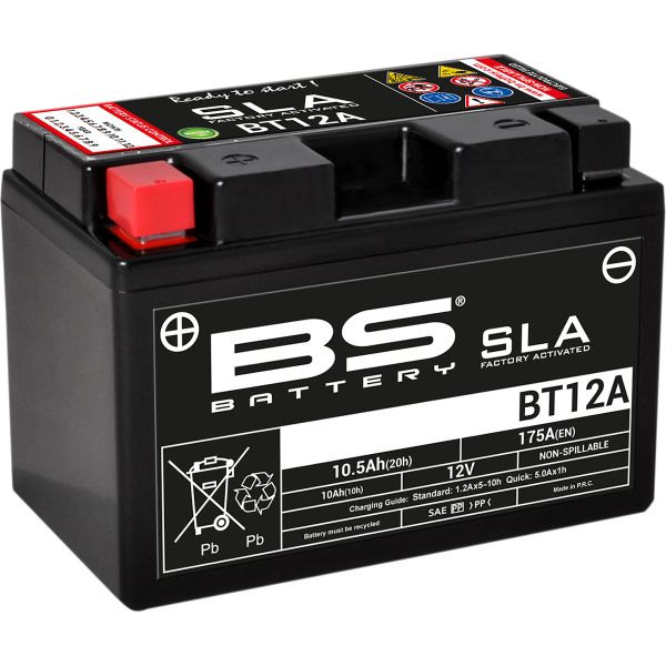  BS BATTERY Baterie Moto Bt12a SLA 12v 175A 300679