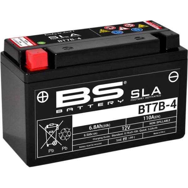  BS BATTERY Baterie Moto Bt7b-4 SLA 12v 105A 300641