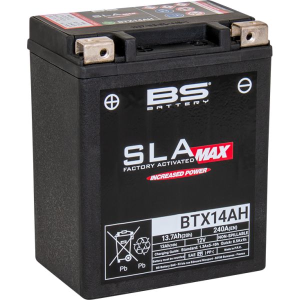 Maintenance Free Battery BS BATTERY Battery Btx14ah SLA Max 300863