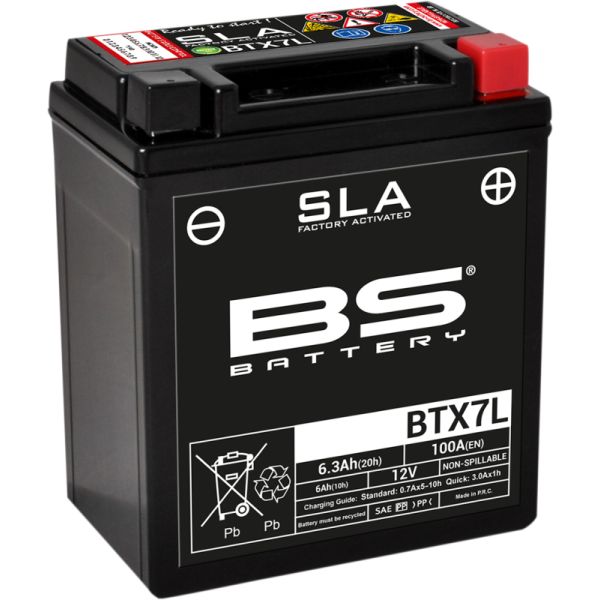  BS BATTERY Baterie Moto Btx7l SLA 12v 100A 300673
