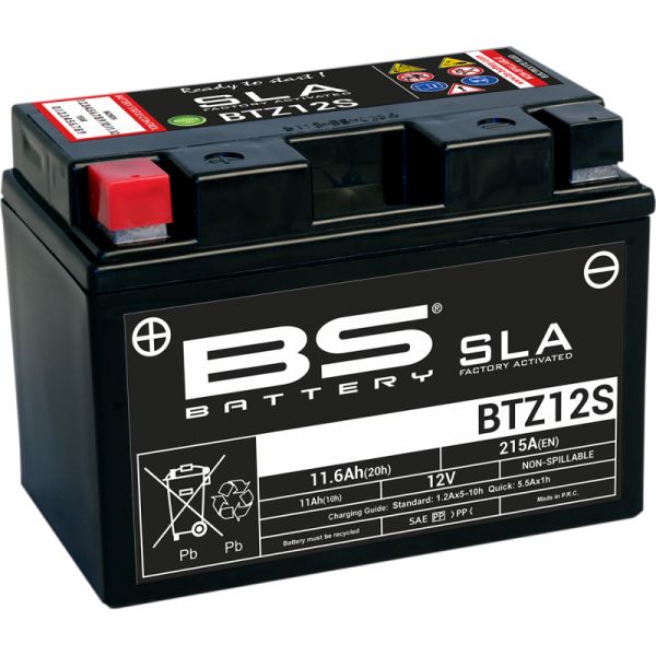 Maintenance Free Battery BS BATTERY Battery Btz12s SLA 12v 215A 300637-1