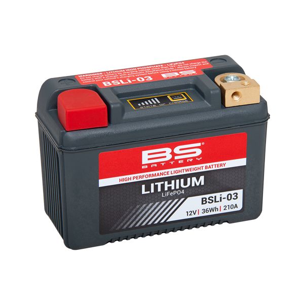  BS BATTERY Acumulator Moto Lithium BSLI03 360103