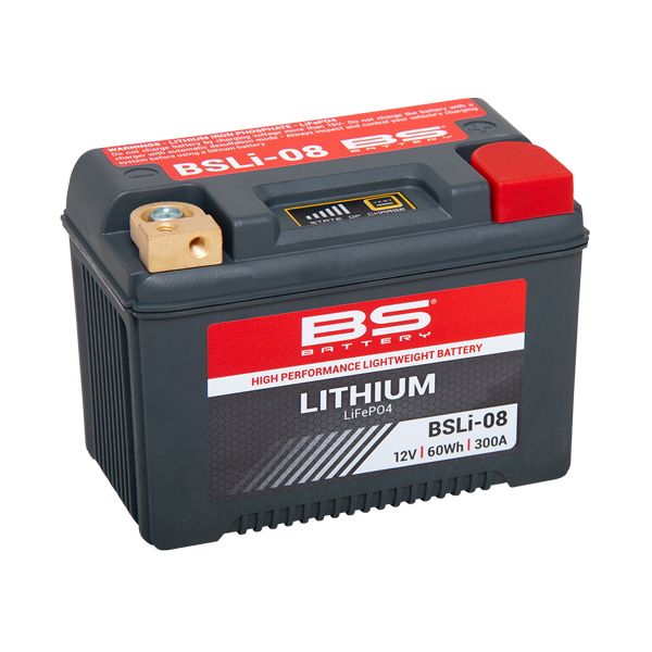 Li Ion Battery BS BATTERY Moto Battery Lithium BSLI08 360108