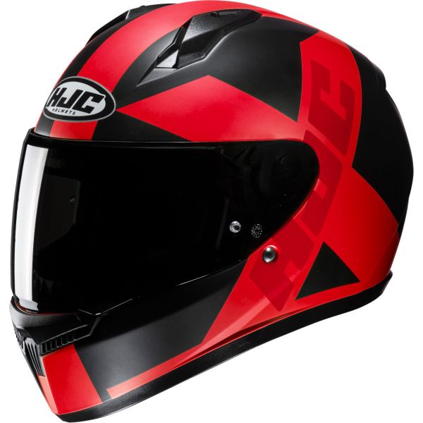 Full face helmets HJC Full-Face Moto Helmet C10 Tez Black Matt/Red 24