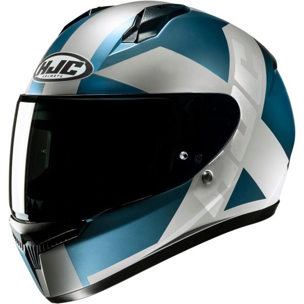 Full face helmets HJC Full-Face Moto Helmet C10 Tez Metal Blue/Silver 24
