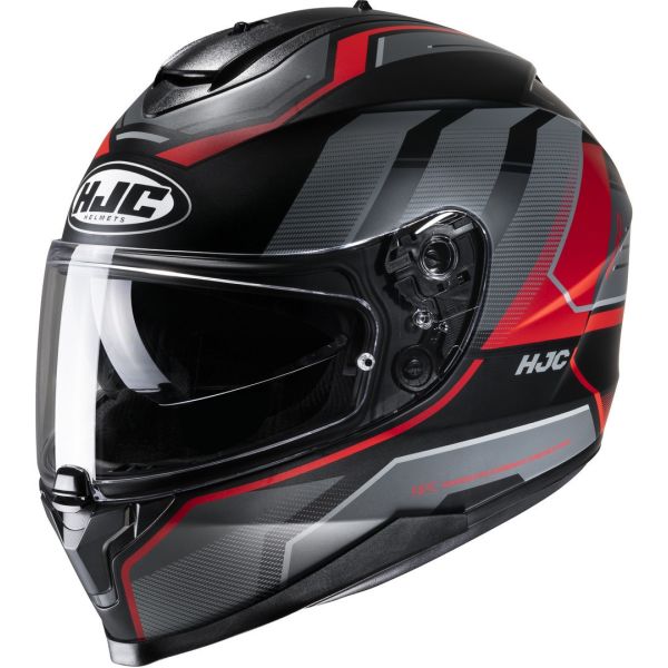 Full face helmets HJC Full-Face Moto Helmet C70 Nian Black/Grey/Red 24