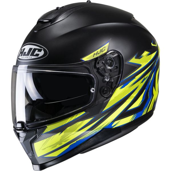 Full face helmets HJC Full-Face Moto Helmet C70 Pentas Black/Yellow/Blue 24