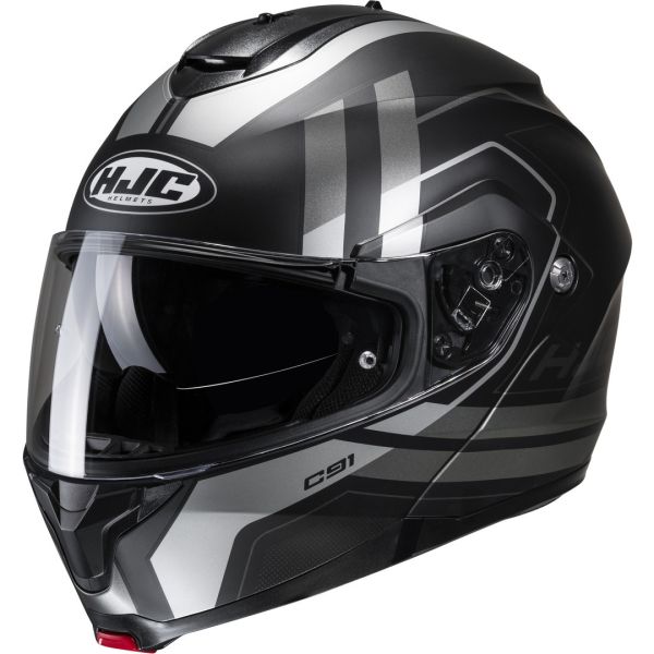 Full face helmets HJC Full-Face Moto Helmet C91 Octo Black/Silver/Grey 24
