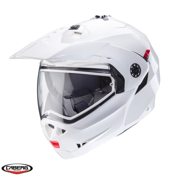 Flip up helmets Caberg Flip-Up Moto Helmet Tourmax X SV Glossy White 24