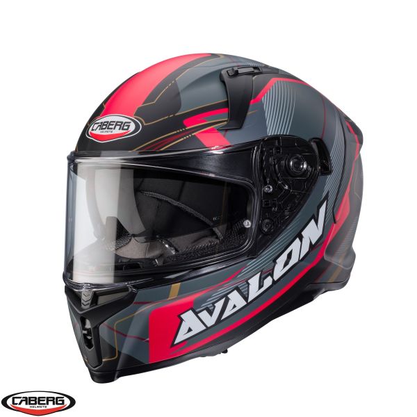 Full face helmets Caberg Full-Face Moto HelmetAvalon X  SV Optic L7 Matt Black/Red 24