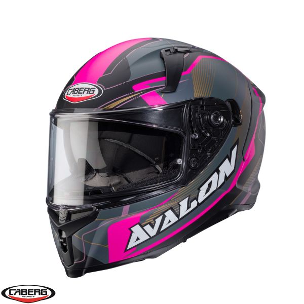 Full face helmets Caberg Full-Face Moto HelmetAvalon X  SV Optic L9 Matt Black/Pink 24