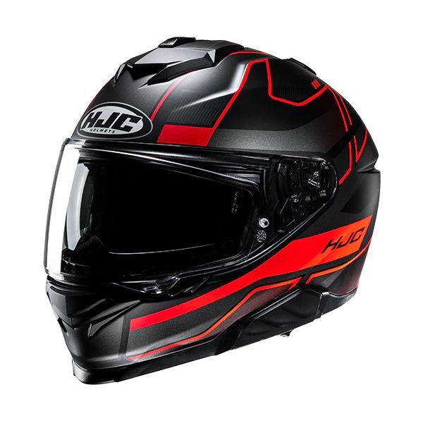 Full face helmets HJC Full-Face Moto Helmet i71 Iorix Black/Red 24