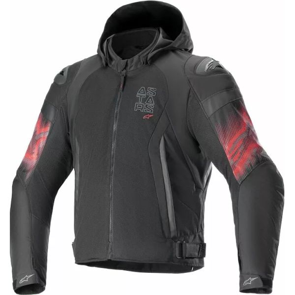 Geci Moto Textil Alpinestars Geaca Moto Textila Zaca Air Venom WP Black/Red 24