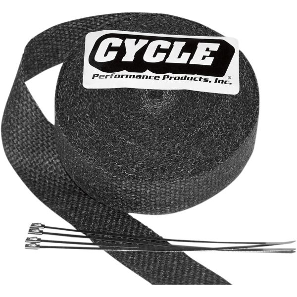 Exhaust Accessories Cycle Performance Exhaust Wrap Kit Black