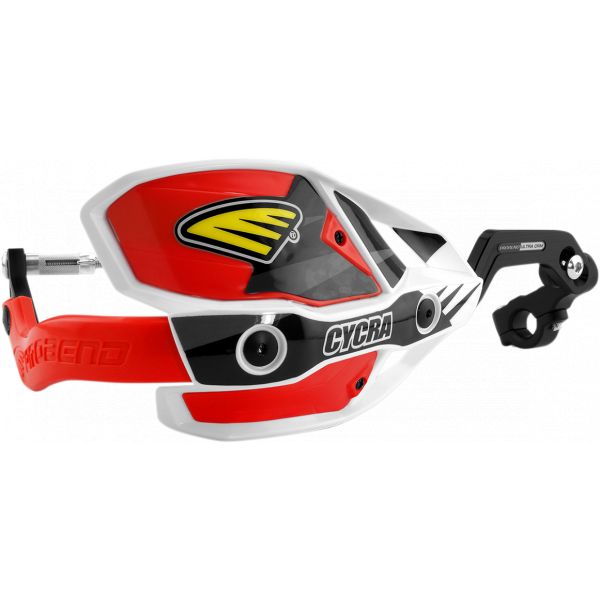 Handguards Cycra Ultra Probend Crm Complete Racer Pack 7/8?(22mm) White/red-1cyc-7407-32x