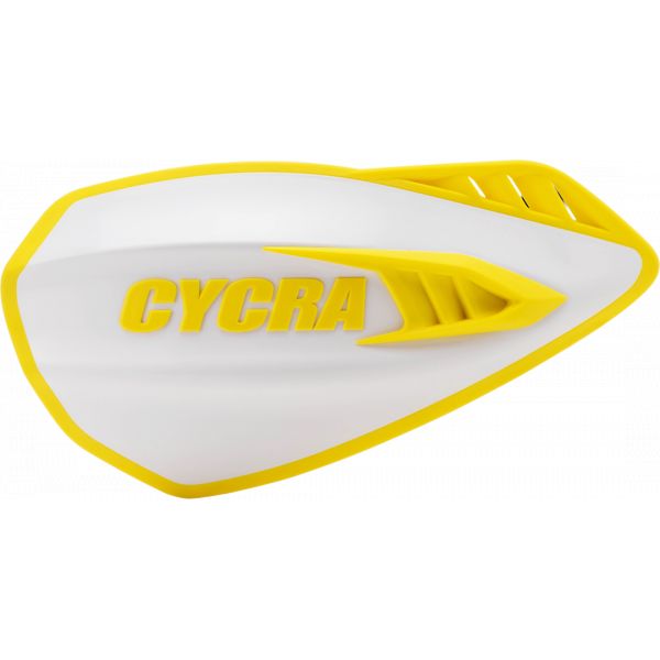  Cycra Handguards Cyclone White/yellow-1cyc-0056-234