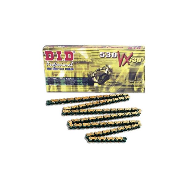Chain Kit Street Bikes D.I.D. CHAIN 50VX WITH 108 LINKS - (GOLD) X-RING