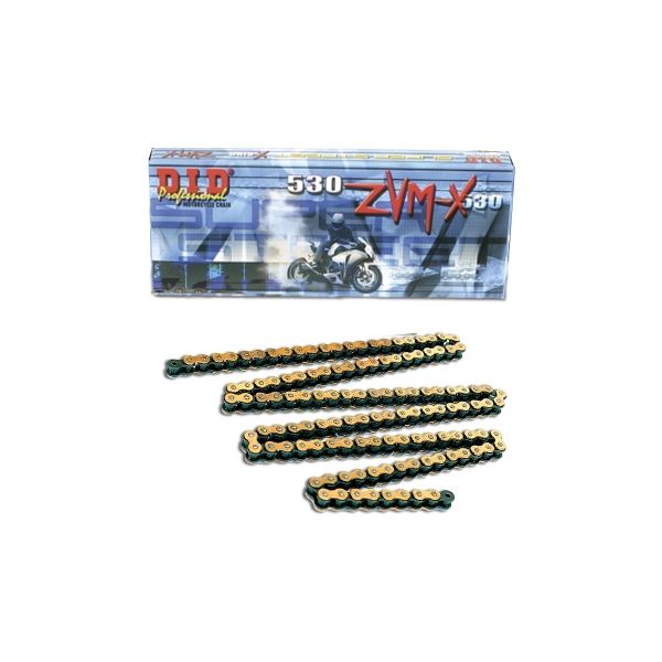Chain Kit Street Bikes D.I.D. CHAIN 50ZVM-X WITH 110 LINKS - (GOLD) X-RING