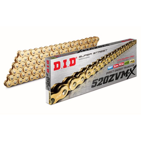 Chain kit D.I.D. Moto Chain 520 S Gold 112 Connecting Link 12231774