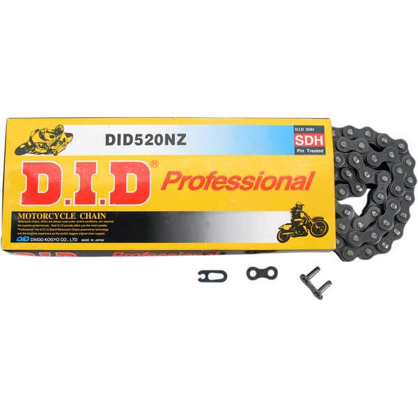 Chain kit D.I.D. Moto Chain 520 S Silver 100 Connecting Link D18520NZ100