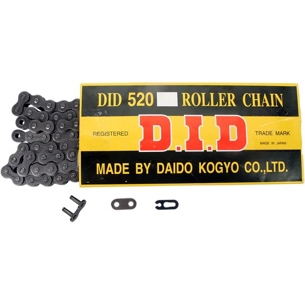 Chain kit D.I.D. Moto Chain 520 S Silver 100 Connecting Link D18521104