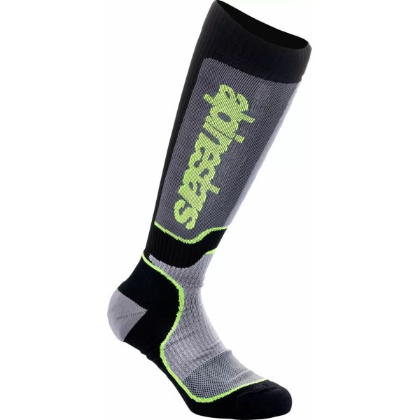 Cizme MX-Enduro Copii Alpinestars Sosete Moto Enduro/MX Copii Plus Black/Gray/Yellow 24