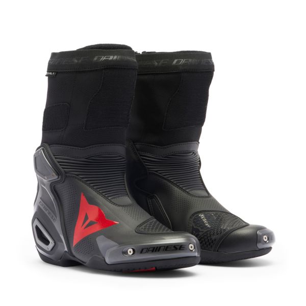 Echipamente DAINESE Dainese Cizme Moto Racing Axial 2 Air Black/Black/Red/Fluo 25