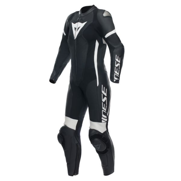 Dainese Moto Gear Dainese Lady Leather Moto Suit Grobnik Perforated 1 PC Black/Black/White 23