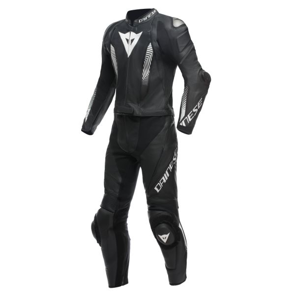 Echipamente DAINESE Dainese Combinezon Moto Piele Laguna Seca 5 2PCS Perf. Black/Black/White 25