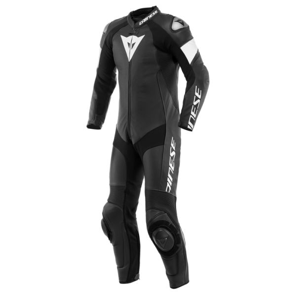Dainese Moto Gear Dainese Tosa 1 Pcs Leather Suit Perf Black/Black/White 23