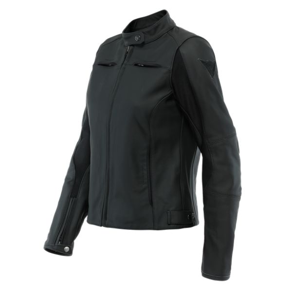 Dainese Moto Gear Dainese Lady Leather Moto Jacket Razon 2 Black 23