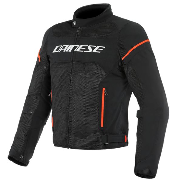 Dainese Moto Gear Dainese Textile Moto Jacket Air Frame D1 Tex Jacket Black/White/Fluo-Red 23