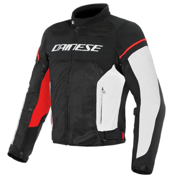 Dainese Moto Gear Dainese Textile Moto Jacket Air Frame D1 Tex Jacket Black/White/Red 23