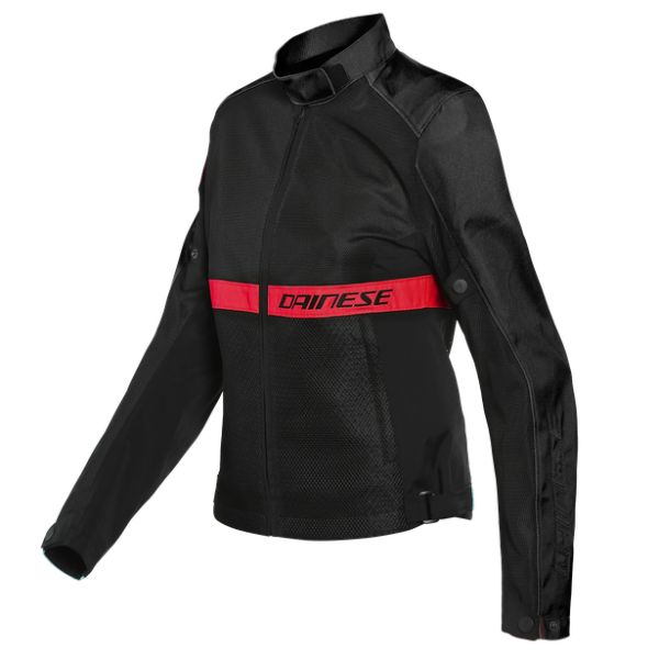 Dainese Moto Gear Dainese Textile Lady Moto Jacket Ribelle Air Tex Black/Lava-Red 23