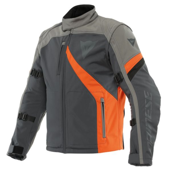  Dainese Geaca Moto Textila Ranch Tex Ebony/Charcoal-Gray/Flame-Orange 23