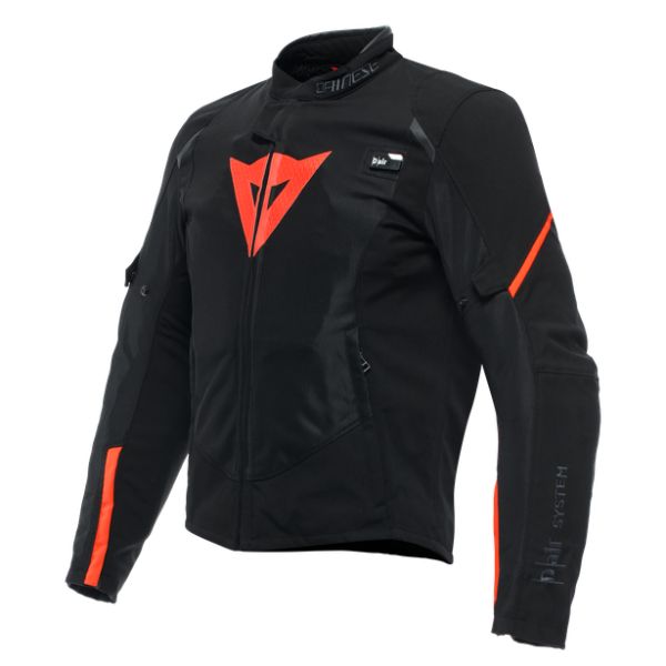 Dainese Moto Gear Dainese Textile Moto Jacket Smart Jacket Ls Sport Black/Fluo-Red 23