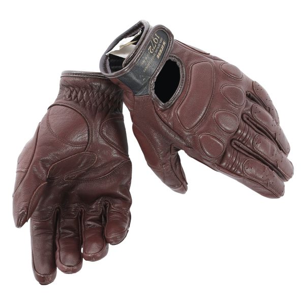 Dainese Moto Gear Dainese Textile Moto Gloves Blackjack Unisex Dark Brown 23