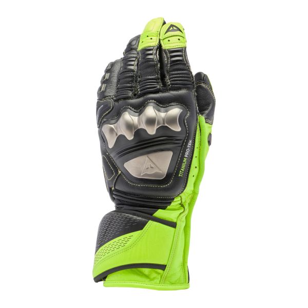 Echipamente DAINESE Dainese Manusi Moto Piele Full Metal 7 Black/Yellow/Fluo