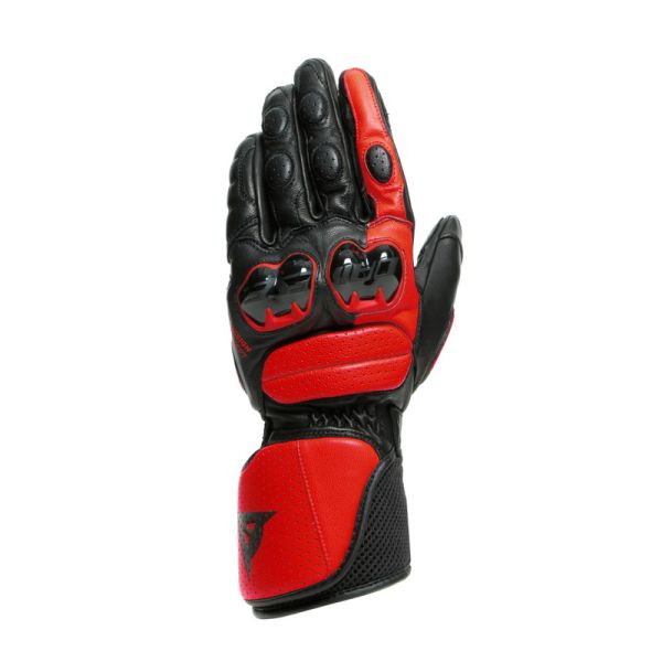 Dainese Moto Gear Dainese Textile Moto Gloves Impeto Black/Lava-Red 23