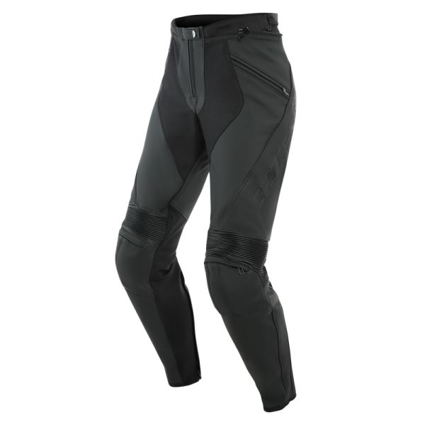 Echipamente DAINESE Dainese Pantaloni Moto Piele Dama Pony 3 Black-Matt 23 