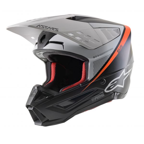  Alpinestars Helmet SM5 Rayon Black/Grey