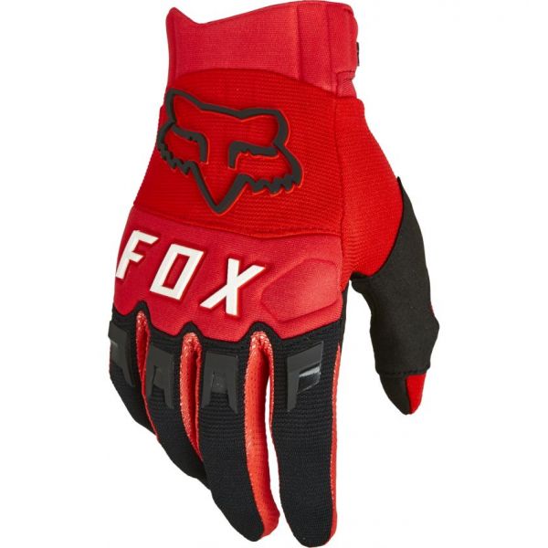  Fox Racing Moto MX Dirtpaw Flo Red Gloves