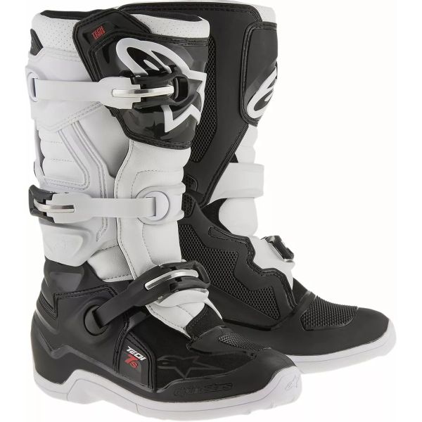 Cizme MX-Enduro Copii Alpinestars Cizme Enduro Copii Tech 7S Offroad Negru/Alb