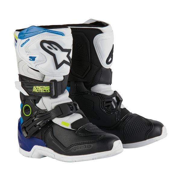 Kids Boots MX-Enduro Alpinestars Moto Enduro/MX Boots Kids Tech 3S White/Black/Blue 24